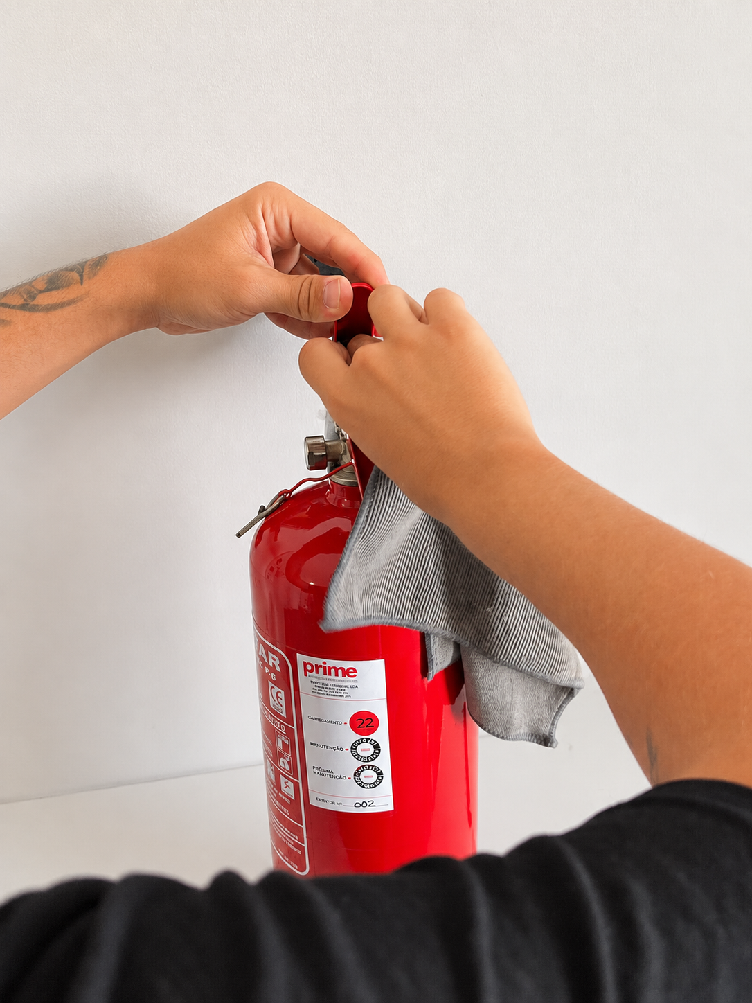Manutenção de equipamentos de Segurança Contra Incêndio